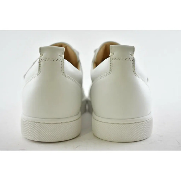 Christian Louboutin Kiddo Donna Flat Calf Leather White Strap Trainer Sneaker 40 - Picture 11 of 12